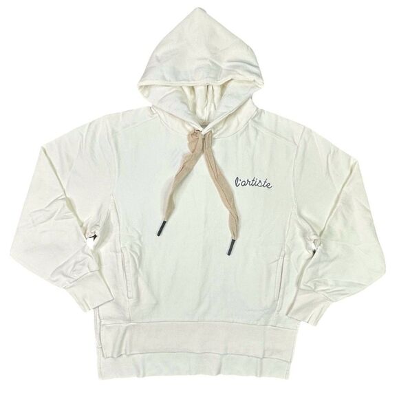 Sandrine Rose x Free People Oversized L’Artiste Embroidered Hoodie - Sz Small - Picture 1 of 9